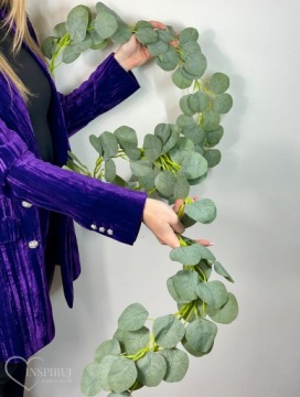 Эвкалиптовая гирлянда для елки цепочка натуральная