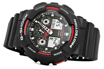 Мужские часы CASIO G-SHOCK GA-100-1A4ER + КОРОБКА