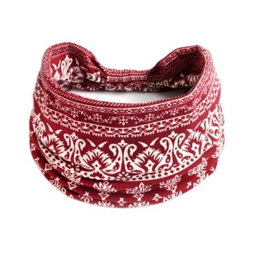 Bohemian Wide Cotton Stretch Headbands Women Headwrap Turban Headwear