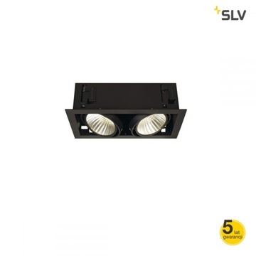 KADUX LED DL SET XL kwadratowa czarna 3000K SLV