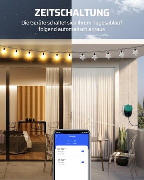 DEWENWILS DHOWT01A внешняя розетка Wi-Fi Alexa Google Home IFTTT