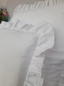 Наволочка с оборками Белая 40х40