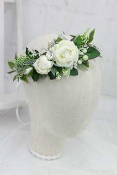 Свадебный венок для причастия, цветочное украшение для волос