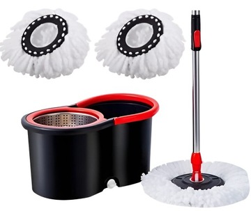 MOP obrotowy ROTACYJNY 360 SPIN TURBO 3w1 NAKŁADKI