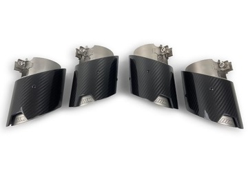 KOŃCÓWKI WYDECHU TŁUMIKA BMW M2 M3 M4 G8X CARBON