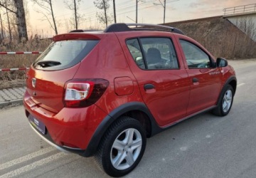 Dacia Sandero II Hatchback 5d TCe  90KM 2014 Dacia Sandero Stepway 90KM 1wlasciciel Alu Czujniki Parkowania Zarejestro, zdjęcie 8
