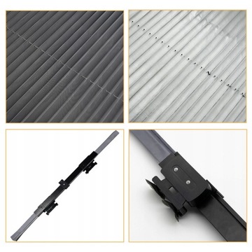 WYSUWANA OSŁONA PRZECIWSŁONECZNA 65X140 CM NA PRZEDNIĄ SZYBĘ SAMOCHODU