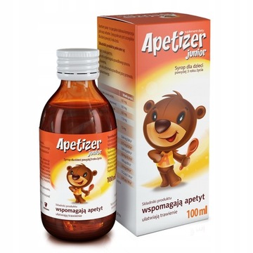 Apetizer JUNIOR syrop dla dzieci 100 ml NA APETYT