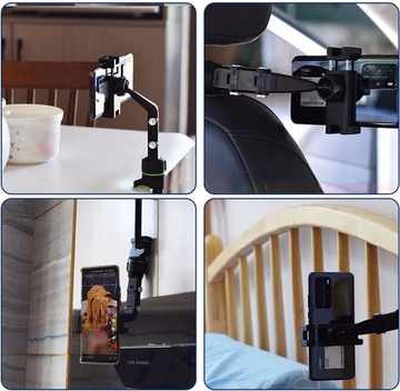 АВТОДЕРЖАТЕЛЬ ТЕЛЕФОНА НА ЗЕРКАЛО ЗАДНЕГО ОБЗОРА ДЛЯ АВТОМОБИЛЯ 360°