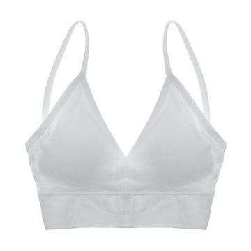 2xWomen Padded Spaghetti Straps White