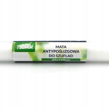 BIAŁA MATA ANTYPOSLIZGOWA 50X150CM