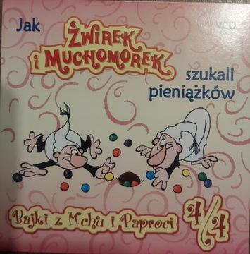 Płyta VCD Bajki z Mchu i Paproci 4/4 szukali pieniążków 40min