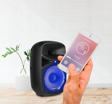 Комплект из 2 микрофонных колонок со светодиодной подсветкой Active Bluetooth