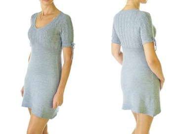 Ciepła kobieca tunika sukienka sweter 1088#