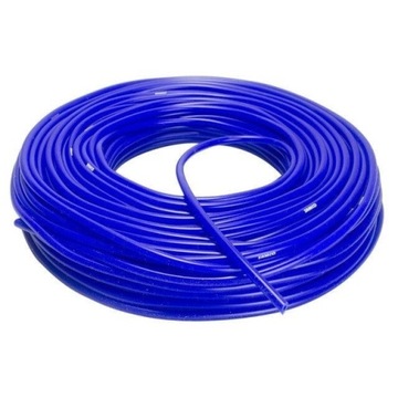 WĄŻ PRZEWÓD PODCIŚNIENIA SILIKONOWY TURBO VACUM BOOST niebieski fi 4 mm
