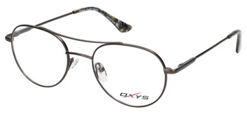 Oprawki Oxys unisex okrągłe szary