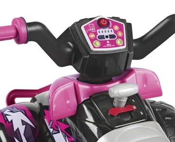 PEG PEREGO CORRAL T-REX PINK QUAD для девочек