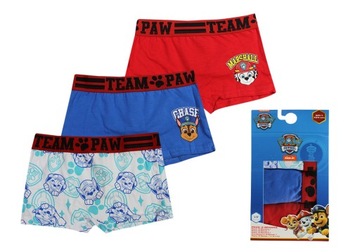 PSI PAW PATROL BOKSERKI DLA DZIECKA MAJTKI CHŁOPIĘCE 3-PAK 4/5 LAT 110 CM