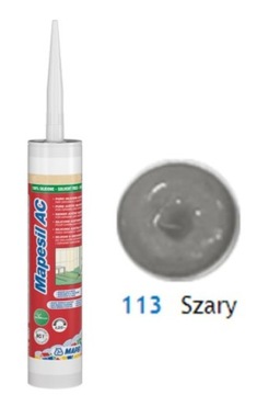 MAPEI Silikon Mapesil AC 113 SZARY 310ml