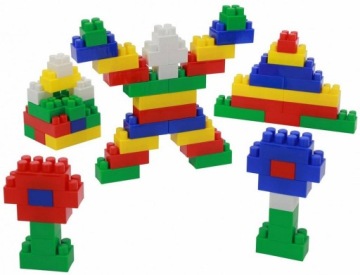 БОЛЬШОЙ НАБОР СТРОИТЕЛЬНЫХ БЛОКОВ ПРЕМИУМ В СУМКЕ 300 шт.