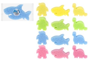 РАЗНОЦВЕТНАЯ ГУБКА ДЛЯ ОЧИСТКИ ВАННЫ ДЛЯ ДЕТЕЙ МИКС ЖИВОТНЫЕ