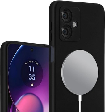 СИЛИКОНОВЫЙ ЧЕХОЛ для MOTOROLA MOTO G54 / G54 Power Edition +стекло 9H