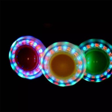 Светящаяся скакалка для ног с кольцом HULA HOP шкипер с обручем РАЗНЫЕ ЦВЕТА