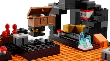 ПОДАРОЧНЫЙ НАБОР LEGO MINECRAFT НИЖНИЙ БАСТИОН 2 в 1