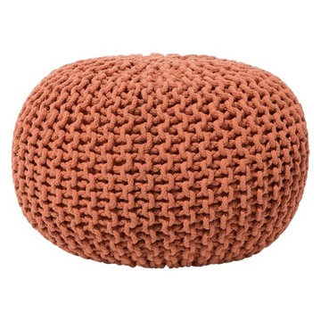 Puf 40 x 25 cm brązowy CONRAD