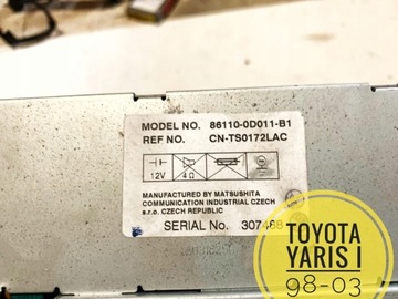 DISPLEJ TOYOTA YARIS I 86110-0D011-B1