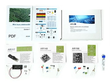 Nauka elektroniki od podstaw - zestaw 1, plakat A5