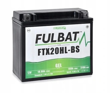 Akumulator Fulbat YTX20HL-BS 18,9Ah 270AGEL