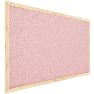 Tablica korkowa pastelowy różowy korek 90x60cm
