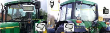 Светодиодный рабочий фонарь передний John Deere Series 10 SPAREX