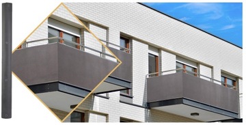 OSŁONA BALKONOWA 1,05X4m NA BALKON TARAS + GRATIS!