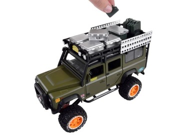 Внедорожник, металлический привод, звук, светодиодная подсветка, 1:24 AR4795