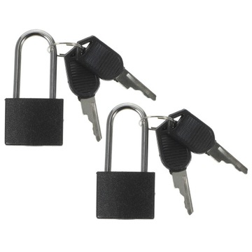 2 ZESTAWY MAŁYCH Kłódek ZAMKI BAGAŻOWE Z KLUCZAMI