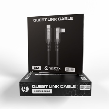 Кабель VortexVR USB-C — USB-C длиной 5 м для Meta Quest Link | к Квесту 3, Квест