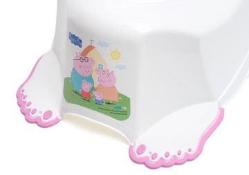 Горшок Tega Baby Peppa Pig противоскользящий, белый размер