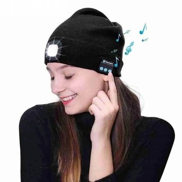 НАУШНИКИ BLUETOOTH 5.0 ШАПКА МУЗЫКА ЗИМНЯЯ ШАПКА