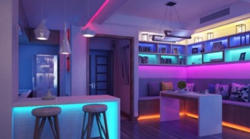 ВОДОНЕПРОНИЦАЕМЫЕ ЦВЕТНЫЕ СВЕТОДИОДЫ ДЛЯ ПОМЕЩЕНИЯ RGBW СВЕТОДИОДНАЯ ЛЕНТА 5050SMD 10м НАБОР