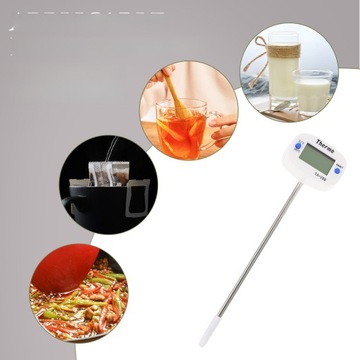 КУХОННЫЙ ПИЩЕВОЙ ТЕРМОМЕТР ИНДИКАТОР ТЕМПЕРАТУРЫ ЗОНД МЕТАЛЛ МАСЛО