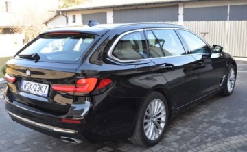 BMW Seria 5 G30-G31 Touring Facelifting 2.0 520d 190KM 2021 BMW Seria 5 BMW 520 2.0 190km XDRIVE 112021R LASERY ACC Klimax4 ORYGINAL F, zdjęcie 5