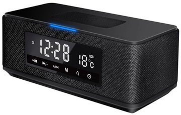 Platinet Daily BT FM часы с динамиком QI зарядка