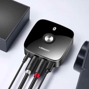 АДАПТЕР UGREEN ПРИЕМНИК BLUETOOTH 5.1 2X МИНИ-ДЖЕК CINCH 3,5 ММ AUX APTX