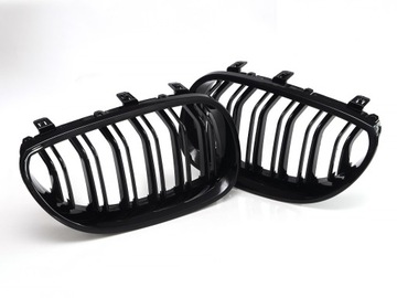 NERKI grill BMW 3 E90 E91 MPAKIET M3 Czarny połysk
