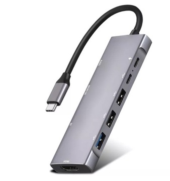 АДАПТЕР-ХАБ USB 9 В 1 IPAD PRO USB-C 4KHDMI SD АУДИО