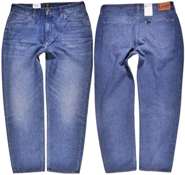 LEE spodnie HIGH blue jeans NEW STRAIGHT_ W28 L31