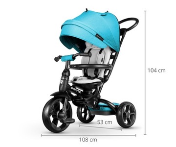 Трехколесный велосипед Qplay New Prime Blue