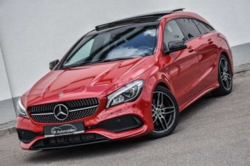 Mercedes CLA C117 Shooting Brake Facelifting 2.0 220 184KM 2017 Mercedes-Benz CLA CLA 220 4-MATIC 184KM Shooting-Brake AMG Panorama Salon, zdjęcie 2